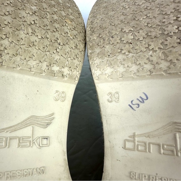 Dansko Victoria Clogs 39 Hawaiin Tahiti Floral Canvas Slip On Shoes Womens - Picture 11 of 12